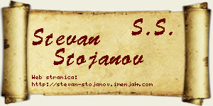 Stevan Stojanov vizit kartica